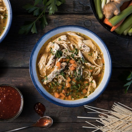 Chicken Udon Noodle Soup